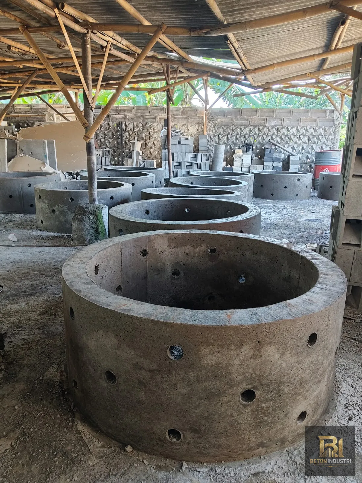 Buis beton diameter 100 cm tinggi 50 cm produksi BetonIndustri