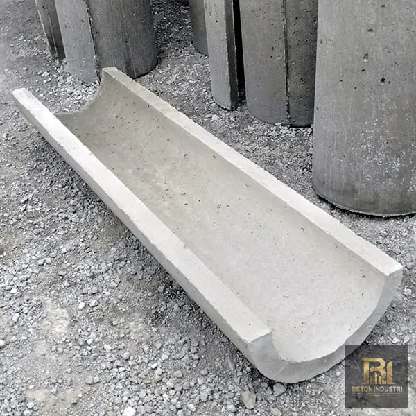 Gravel beton atau buis beton belahan ukuran 20x100 cm produksi BetonIndustri